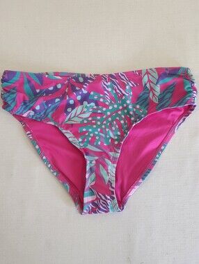 Sol Borne Tropical Print Bikini Bottoms. NWOT. Size M